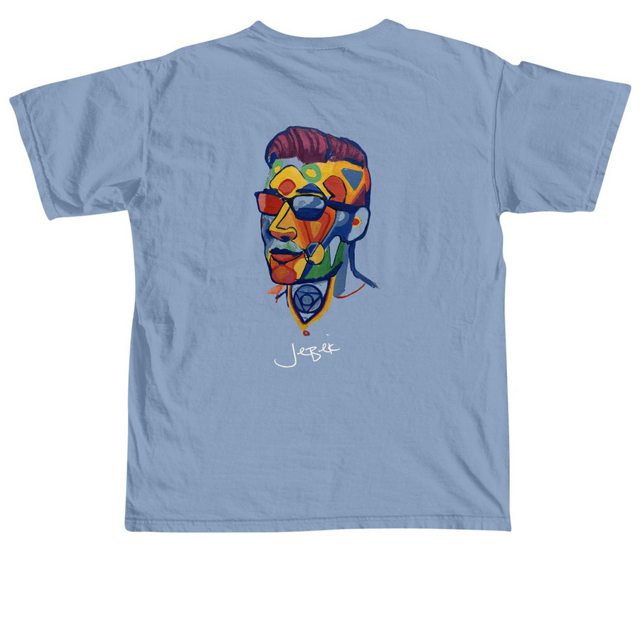 Need It Back — Official Tee, Blue Jean Comfort Colors, painted face on back