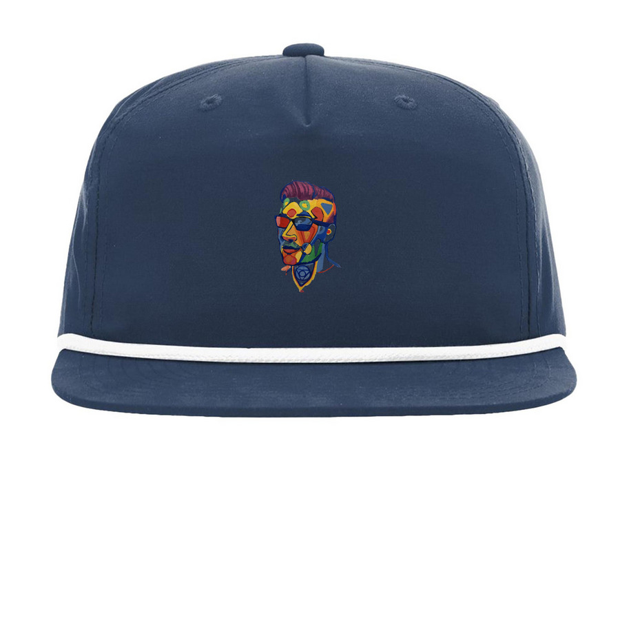 Painted Face Hat — Navy Umpqua Snapback
