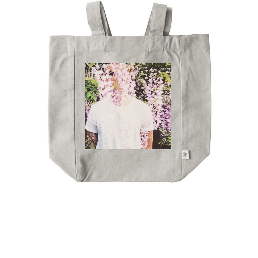 Summer Rain Tote — natural cotton with cover art